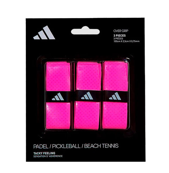 OVERGRIP ADIDAS PERFORADO ROSA X3