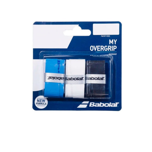 OVERGRIP BABOLAT AZUL Y BLANCO x3