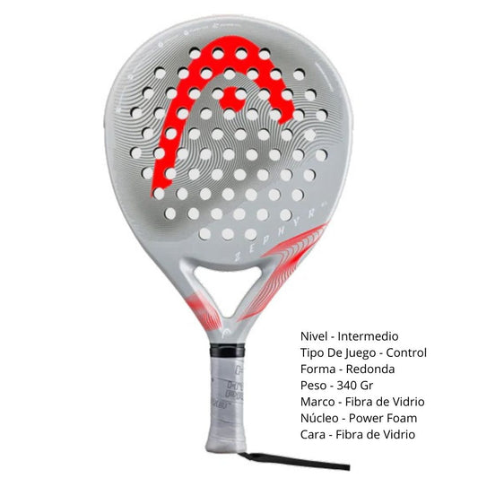 HEAD ZEPHYR UL 2023 GRIS ROJO