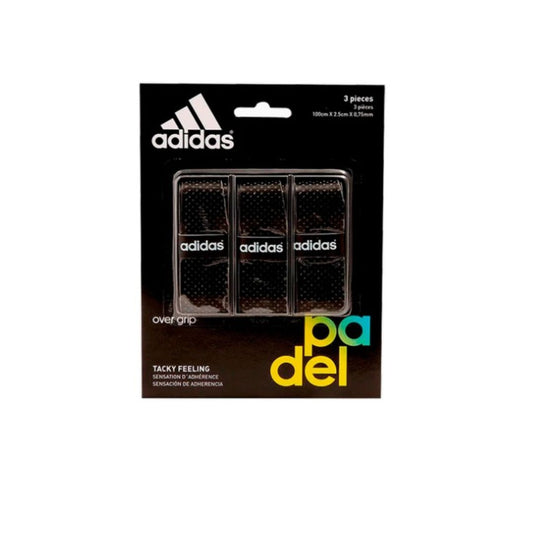 OVERGRIP ADIDAS PERFORADO NEGRO x3