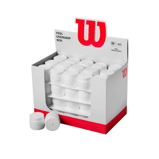 OVERGRIP WILSON PADEL PERFORADO X60 BLANCO